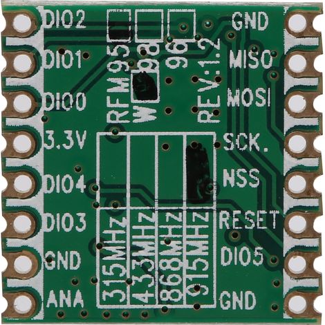 Module émetteur-récepteur sans fil RFM96 RFM96W 433MHz 20dBm LORA TM composants électroniques (1/5)