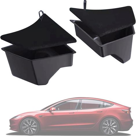 Vani portaoggetti laterali per bagagliaio posteriore adatti agli accessori Tesla Model 3