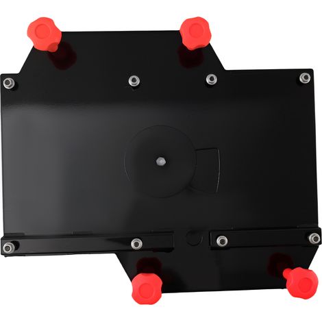 180 Degree Double Swivel Seat Base for VW Transporter T5 T6 Passenger SIde Black