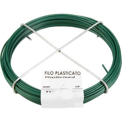 MATASSINA FILO PLASTICATO N.10 D 1,8 MM 13 M VERDE 30 PZ