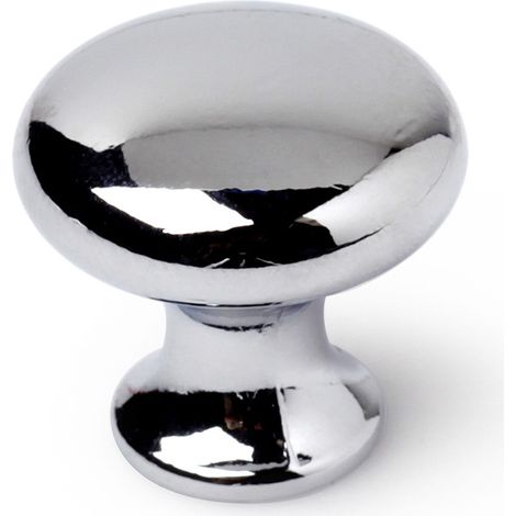 Pomo de zamak con acabado cromo brillo, dimensiones:20x20x20mm y Ø: 20mm - (1/3)