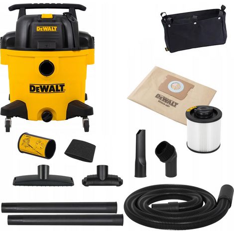 Aspirateur industriel DeWALT DXV34P 1200W 34l sec/humide (1/5)