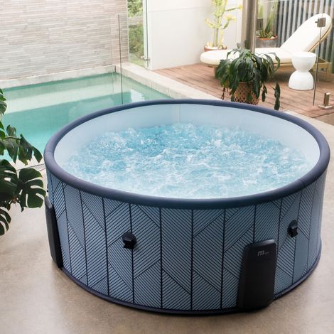 Spa semi rigide 6 places TIDAL mSpa – spa extérieur – bulles massantes 130 jets – hydrojets – installation facile