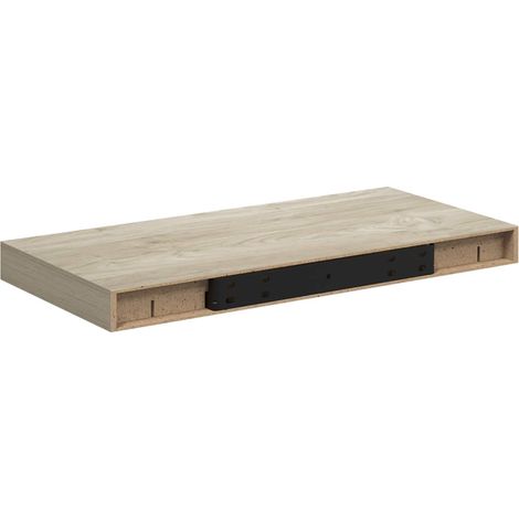 Maison Exclusive - Schwebendes Wandregal Eichefarben 50x23,5x3,8 (1/5)