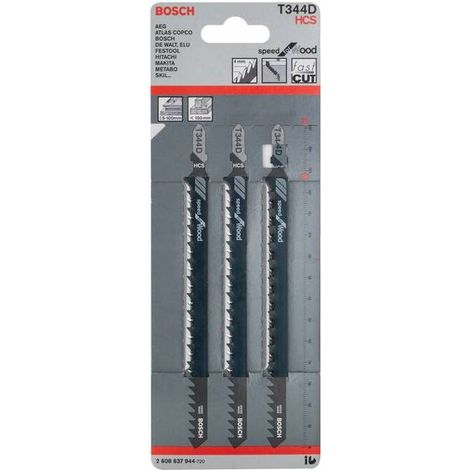 BOSCH-A 3 LAME T 344 D P/SEGHETTO ALTERNATIVO