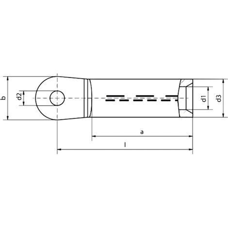 Intercable Al-Presskabelschuh gv 95 rm/sm 120 se M10 10 Stk