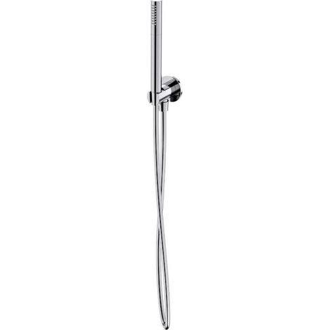 Cersanit Inverto - Set de pommeau de douche, support et flexible, chrome S951-708 (1/2)