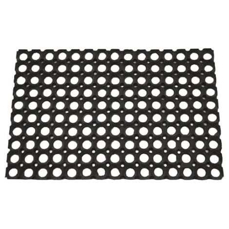 Gummimatten Gitterrost Schwarz 40x60cm - Luance