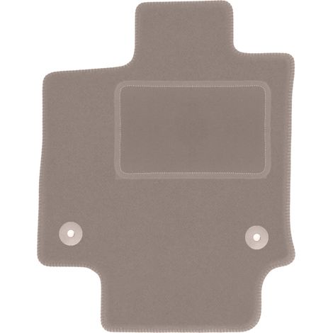 Tapis de sol conducteur en velours beige pour : Toyota RAV4 V SUV hybride (2019-)