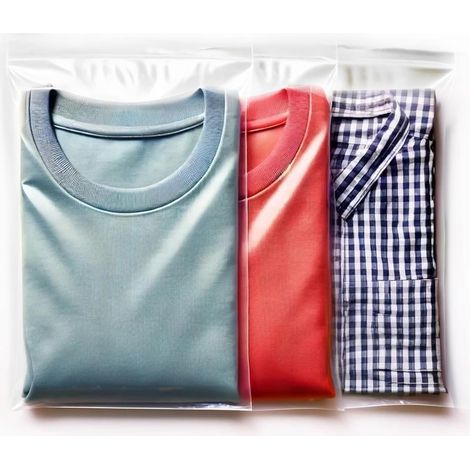 Sachet plastique transparent avec fermeture à pression transparents 30x40 / 12 sac de rangement voyage, sac plastique rangement dressing, organisateur valise, pochette de voyage pour valise (1/5)