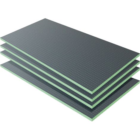 Pannello di Costruzione da Piastrellare in Estruso Polistrirene Rigido per l’Isolamento della Casa e del Bagno Dimensione 1250x600X25 mm (4 pezzi / set)
