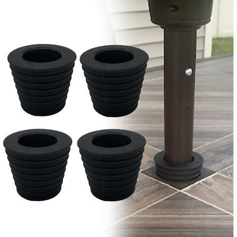 Pack Tapered Spacers for Table Hole, Outdoor Umbrella, Anti-Rock Base, Fits 1.5" Diameter Poles (1/5)