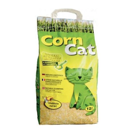 Lettiera Corn Cat granuli naturali da 12 Lt