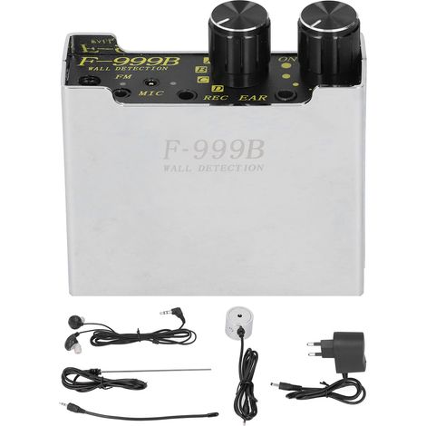 Détecteur de fuite d'eau F‑999b haute sensibilité amplificateur vocal pour chauffage au sol tuyau côté tube, 100‑240V prise UE (1/5)