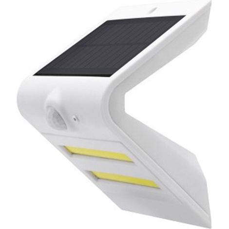APPLIQUE LED SOLARE 400 Lm BIANCO SENSORE - 7W