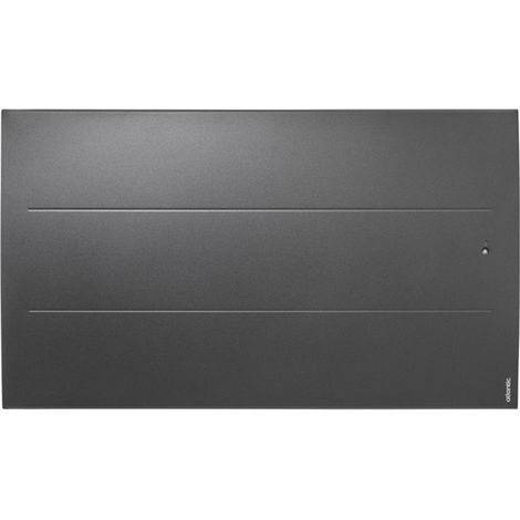 Atlantic – Radiateur à inertie 750W horizontal – Pilotage intelligent avec détection d'occupation – Façade chauffante gris étoilé – Confort immédiat