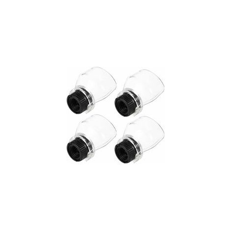 EASYCOMFORT Lot de 4 accessoires d'outils rotatifs housse de protection transparente pour meuleuse de polissage bois métal Dremel (1/5)
