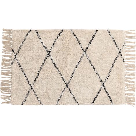 Thelma tapis de bain 80x50cm blanc. (1/4)
