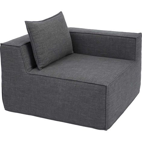 Élément d'angle/accessoire pour canapé HWC-O54 fauteuil lounge Fauteuil rembourré Accoudoir tissu/textile (300 g/m2) (1/5)