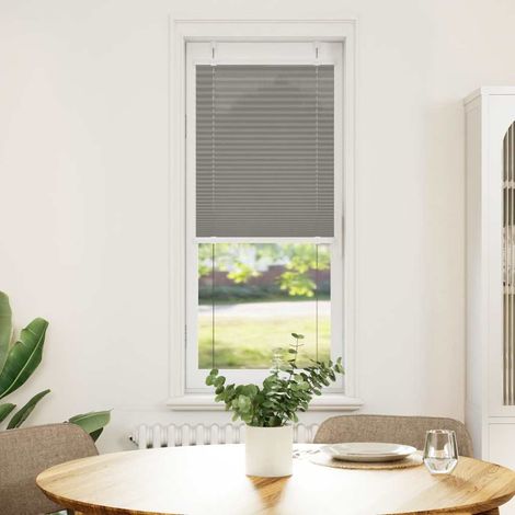 Plissee Anthrazit 50x100 cm Stoffbreite 49,4 cm Polyester