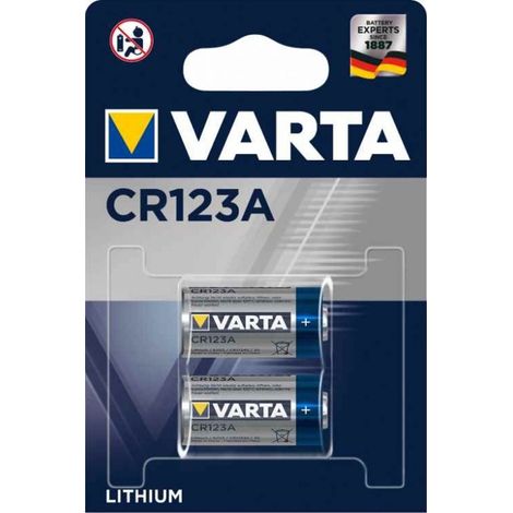 Pile cylindrique au lithium VARTA CR2