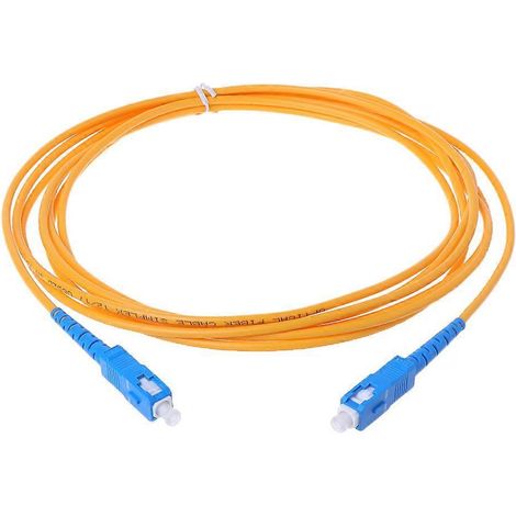 Câble de raccordement monomode à fibre optique SC/UPC-SC/UPC-SM 3 mm - 3 m (1/4)