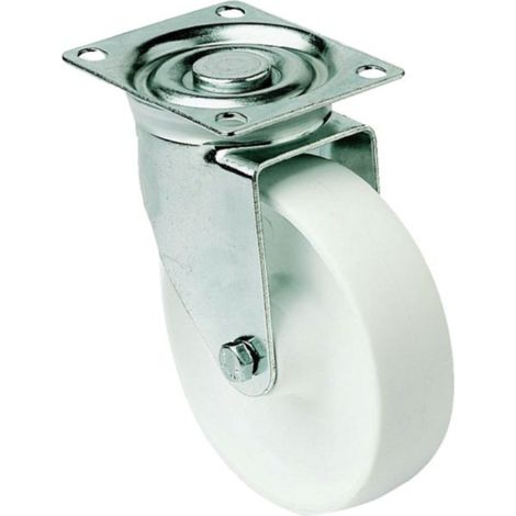 Roulette PORT-ROLL D.50 mm, platine pivotante 67x48 mm, hauteur 67 mm