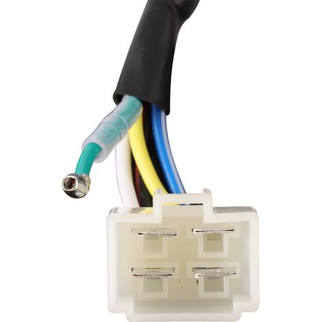 Bobine de stator et alternateur demi-onde 6 pôles avec câble de bougie, compatible moto 50cc 70cc 90cc 110cc 125cc