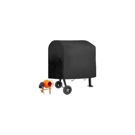 Housse de protection pour bétonnière 420D - Imperméable à la poussière - Anti-UV - Tissu Oxford - Pour l'extérieur - 130 x 80 x 110 cm (1/5)