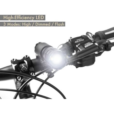 3W Mountainbike-Scheinwerfer, Fahrradtaschenlampe, Set, wiederaufladbar, Zoom, Blendung (1/4)
