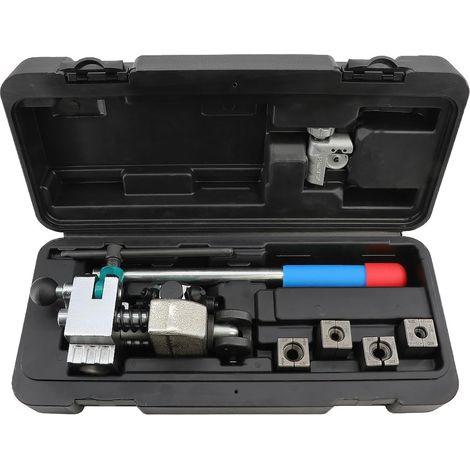 L'outil d'expansion pour conduites de frein automobile permet une expansion à 45 degrés. Convient aux conduites de frein simple et double couche de 4,75 mm (3/16" ou 1/4"). (1/5)