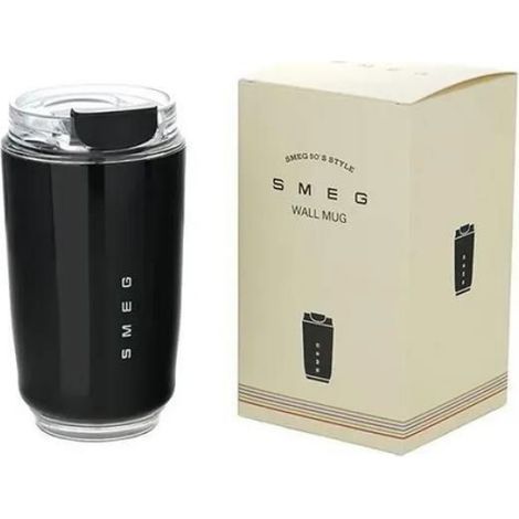 SMEG 240 ml Isolierbecher, Edelstahl-Kaffeebecher, doppelwandiger Vakuum-Reisebecher