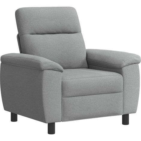 Divano Grigio Chiaro 95 x 90 x 95 cm Tessuto vidaXL (1/5)