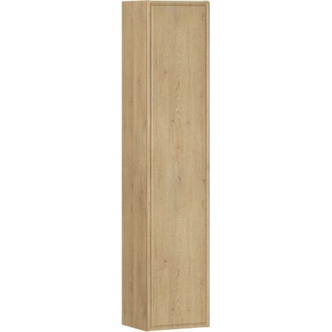 Colonne de Salle de Bain à 1 porte - L 30 x P 25 x H 140 cm - Caldera Clair - Livraison gratuite (1/5)