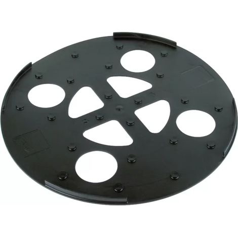 Dehn Unterlegplatte Kunststoff D 370mm schw 102050 (1/2)