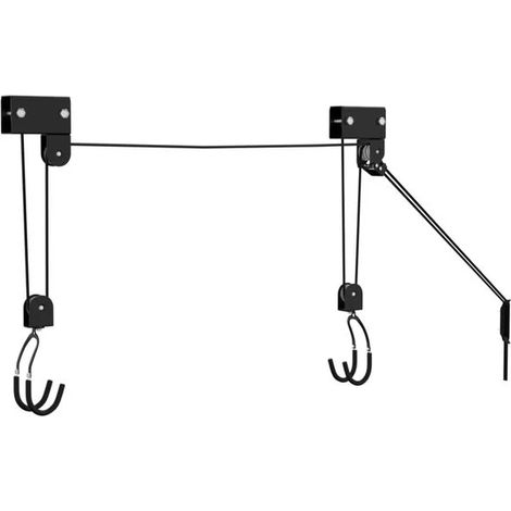 Support à vélo avec fixation au plafond, 57 kg