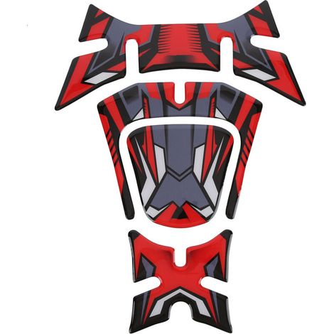 Adhesivo reflectante para depósito de combustible, adhesivo decorativo de color rojo para Honda PCX125 PCX150 2018 2019 - Crezuo