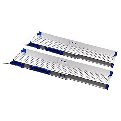 Rollstuhl-Teleskopschienen 90cm, Teleskoprampen um bis 20cm zu überwinden - T090090