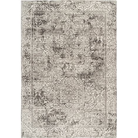 Tappeto Davis 200 in ciniglia grigio e oro (1/4)