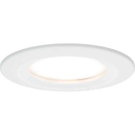Paulmann Nova Spot encastrable pour salle de bains LED LED 6 W IP44 blanc mat