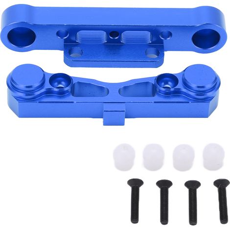 2 pièces de bras inférieur avant en alliage d'aluminium, pièces de rechange pour voiture télécommandée 1/8 ARRMA KRATON (bleu). (1/5)