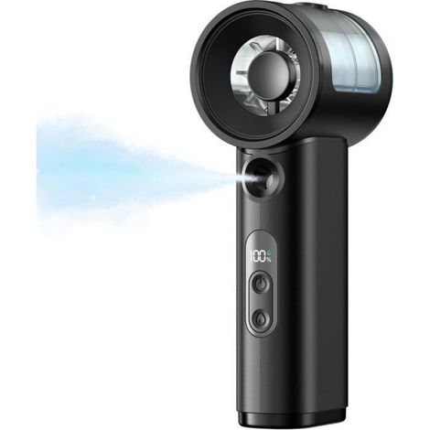 Ventilateur portable brumisateur - - 5 vitesses - Batterie 4000 mAh - Design compact - Brumisateur intégré Femeo (1/5)