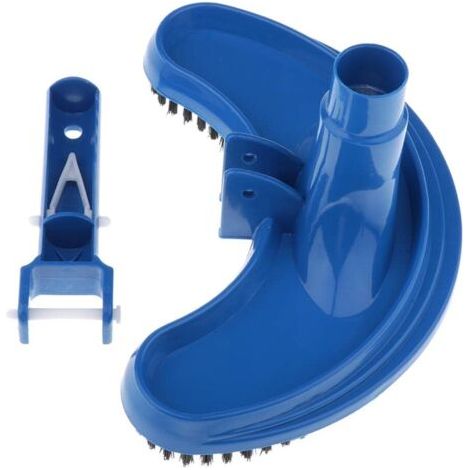 Fournitures de nettoyage de piscine Tête d'aspiration de nettoyage de piscine Outil de nettoyage de piscine Écumoire de piscine Brosse de piscine d'angle en arc
