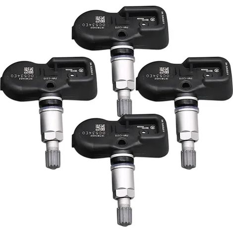 (4 pièces) PMV-C010 42607-06020 Capteurs de pression des pneus pour véhicules (4 pièces) compatibles avec Toyota Avalon, Corolla, Prius, Yaris, Lexus ES300h et NX200t (315 MHz). (1/5)