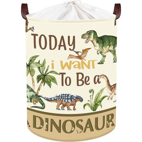 Panier Rangement Bébé Jouets Corbeille a Linge Dinosaure Boite Rangement Couvert Panier a Linge Pliable Cube Rangement Tissu Panier Jouet Enfant Bac a Linge Sale Impermeable (1/5)