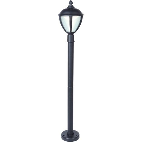 Lutec Unite Lampada da Esterno a LED Integrato 9 W, Nero, 16.5 x 98.5 cm [Classe di efficienza energetica A+] (1/2)