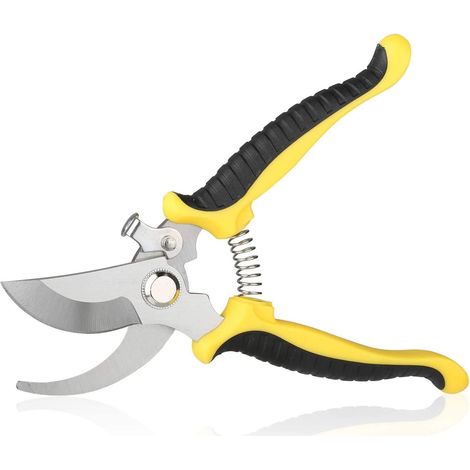 Sécateur en acier inoxydable, cisaille à branches, ciseaux de jardinage, sécateur pour verger, outils pour la cueillette de fruits et de fleurs (1/5)