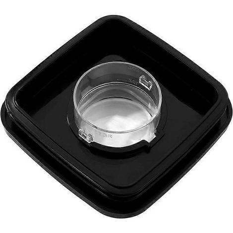 Couvercle carré et bouchon central pour bol de mixeur Os-Ter, compatible avec le couvercle carré de bol de mixeur 4903 (pièce de rechange). (1/5)