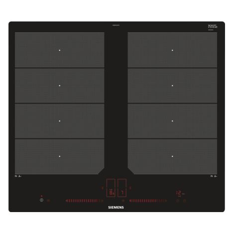 Siemens EX601LXC1E iQ700 Induktionskochfeld 60 cm Schwarz, flächenbündig (integriert)