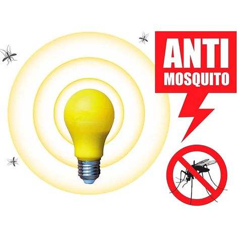 Ampoule LED Anti-Moustiques E27 &ndash 9 W &ndash 1700 K &ndash 590 lm - Rouge brique (1/5)